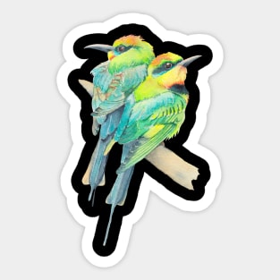 Rainbow Bee-eate Sticker
